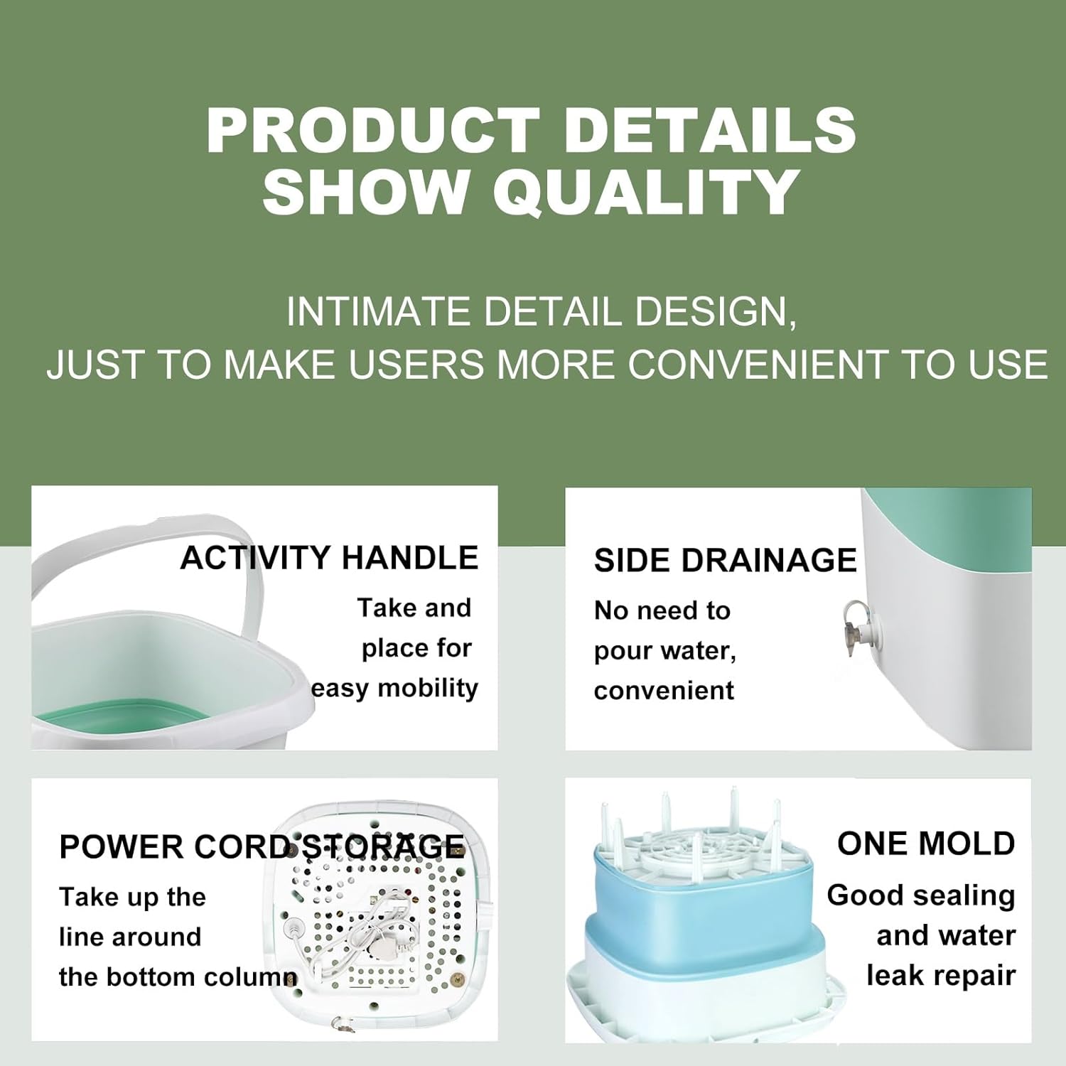 Portable Small Foldable Mini Washing Machine, Suitable for Cleaning Underwear, Baby Clothes or Small Items, Suitable, Apartments, Dormitories, Camping (11.5 Liters) (Color : Rojo)