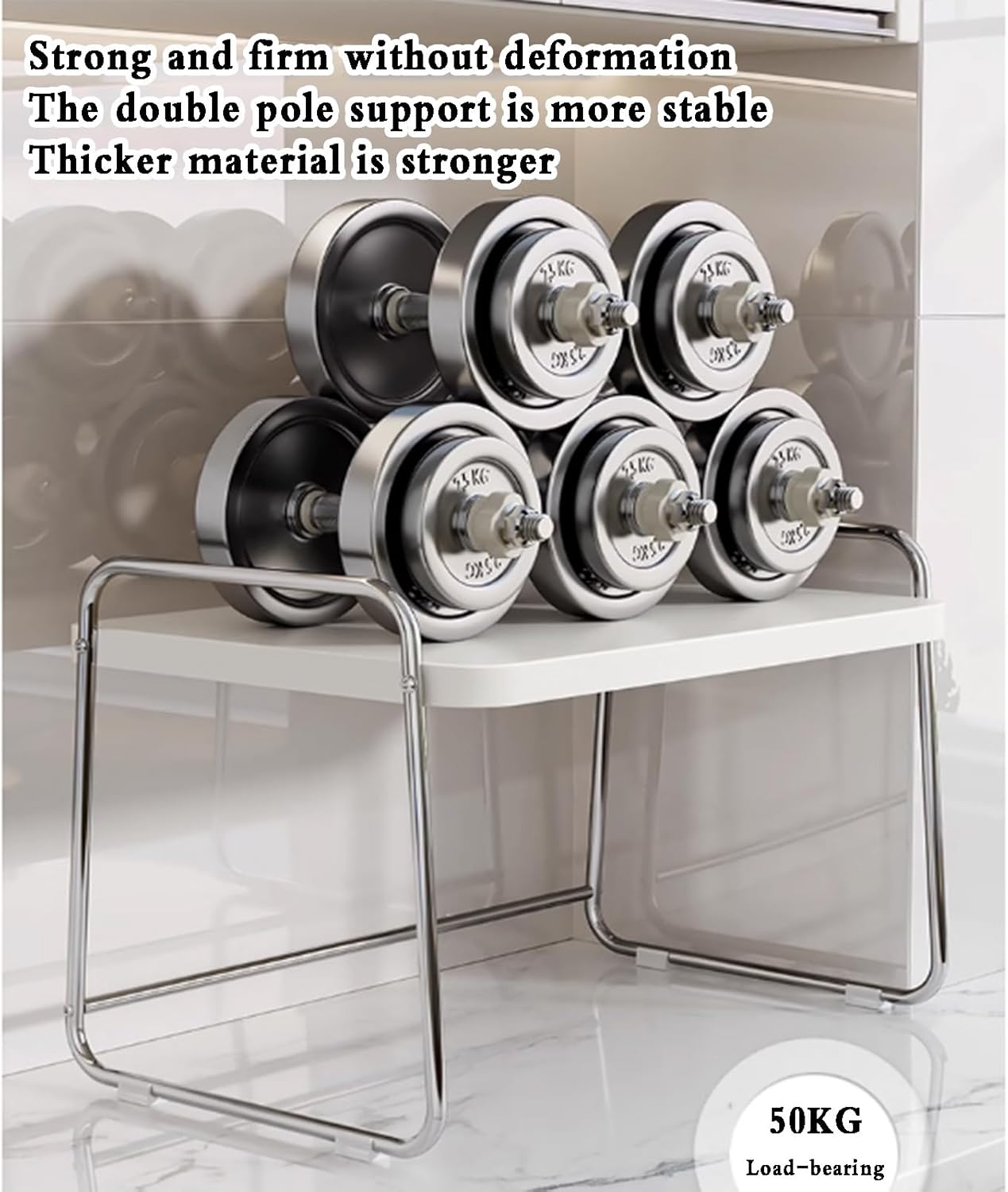 microwave stand, microwave stand,Kitchen Microwave Stand, Bakers Rack, Microwave Stand, Industrial Coffee Bar Station, Kitchen Bakers Rack for Spice, Microwave Stand countertop (Size : L)