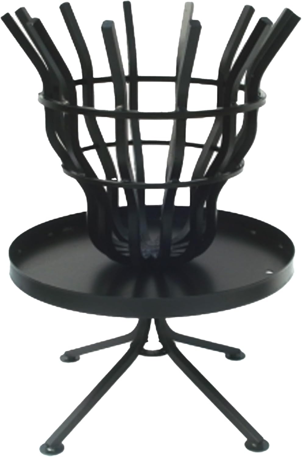 Grate Wall of Fire Tall Firepit – Heavy-Duty Self-Feeding Outdoor Fire Pit, 32½