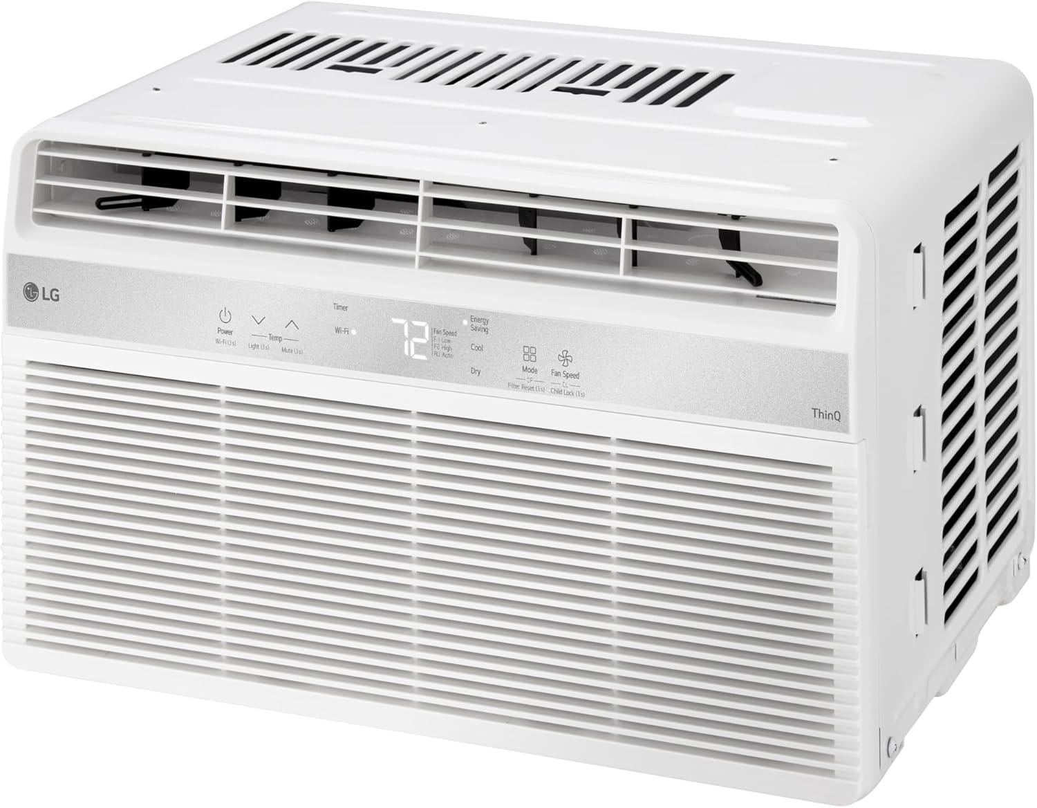 LG 6000 BTU Window Air Conditioner[2024 New] Remote Control, WiFi Enabled works with LG ThinQ, Alexa, Hey Google, Washable Filer Ultra-Quiet Cools Small Room up to 250 Sq.Ft AC Unit White LW6024RSMX