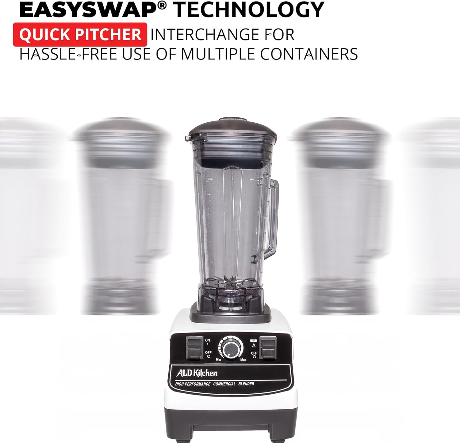 ALDKitchen Commercial Blender | Electric Mixer | Portable Juice Maker | 110V