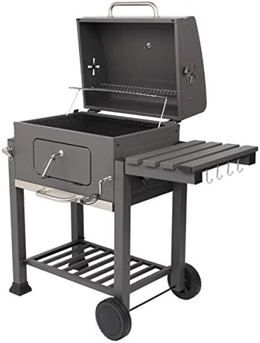 Charcoal Grill is Perfect for Parties, Camping and Outdoor Barbecue Activities Heavy-Duty cast Iron Cooking Surface