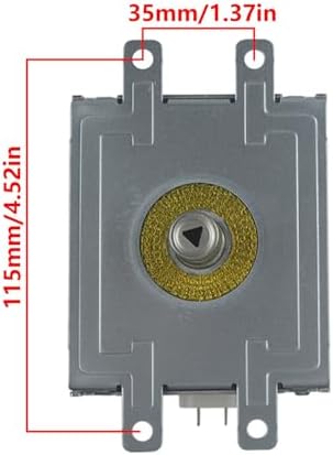 Professional 1250W Microwave Oven Magnetron MG12W Microwave Oven Part Metal Texture Suitable For Heating Applications