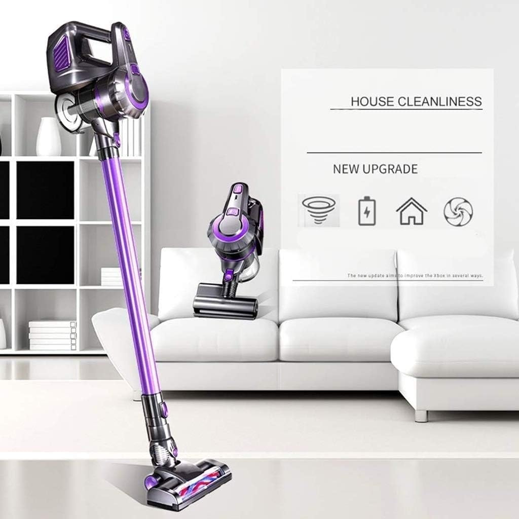 Cordless Vacuum Cleaner, Cordless Vacuum Stick Powerful Cleaning Lightweight 2 in 1 Handheld Vacuum with Rechargeable Lithium Battery