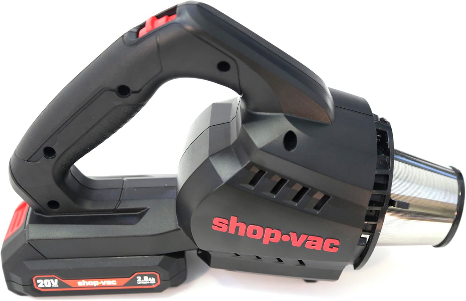 Shop-Vac 5430087 Handheld Vacuum, Cordless Rechargeable Lithium 20V, Lightweight Design, Ideal for Quick Cleanups in Home, Garage, and Vehicle