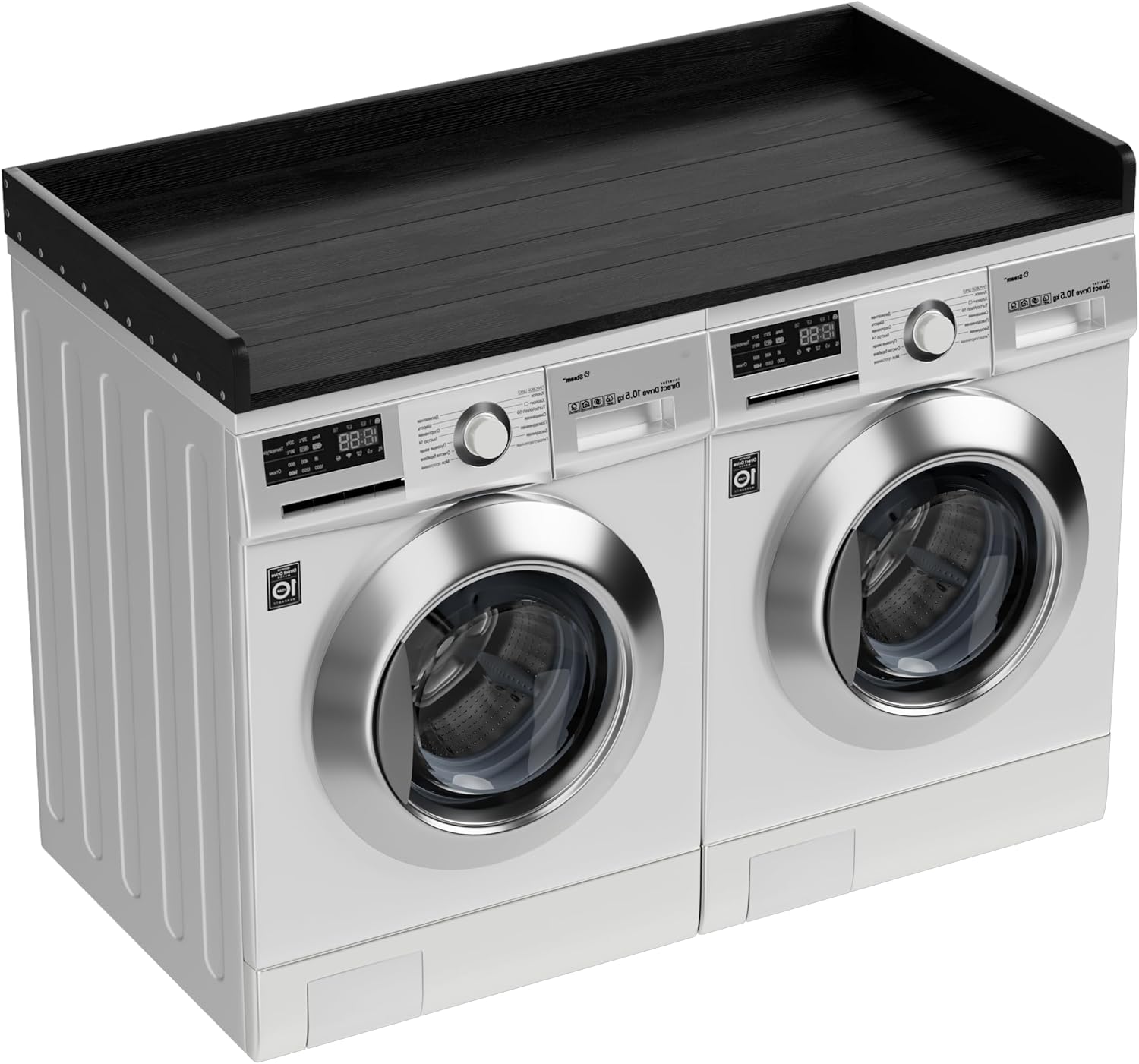 HDPE Washer Dryer Countertop,Wood-Plastic Composite Washer and Dryer Topper Covers for Laundry Room Storage and Organization,54