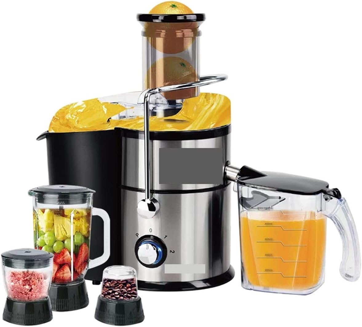 1L 4 IN1 Electric Orange Juicer Extractor Machine 1000W High Power Speed Multifunction Vegetable Meat Fruit Juice Blender (4 in 1 E_220V)