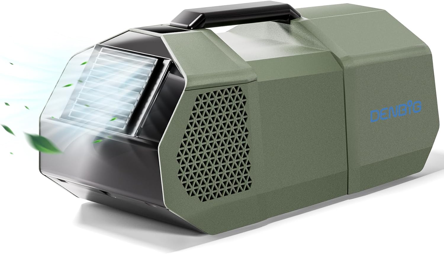 Portable Air Conditioner for Tent, 1,500 BTU Fast Cooling AC Unit with Fan Modes for Truck Van Outdoor Camping Small Rooms, Windowless and Dual Hose