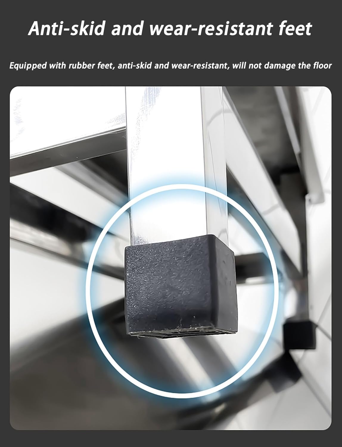 Stainless Steel Fridge Stand, Laundry Pedestal Washing Machine Tray Mat, Raised Shelf Base for Various Furniture and Household Appliances, No Assembly(H40cm/15.7in,50X50CM/19.6X19.6IN)