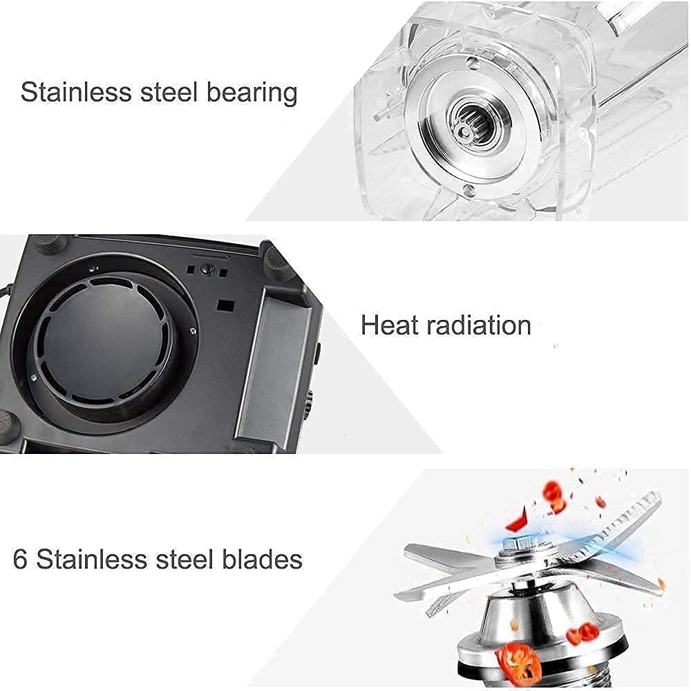 Blender Professional Countertop Blender, 2200W High Speed Smoothie Blender for Shakes and Smoothies, commercial blender, Smoothie Maker with One More 68OZ BPA-Free Tritan Jar