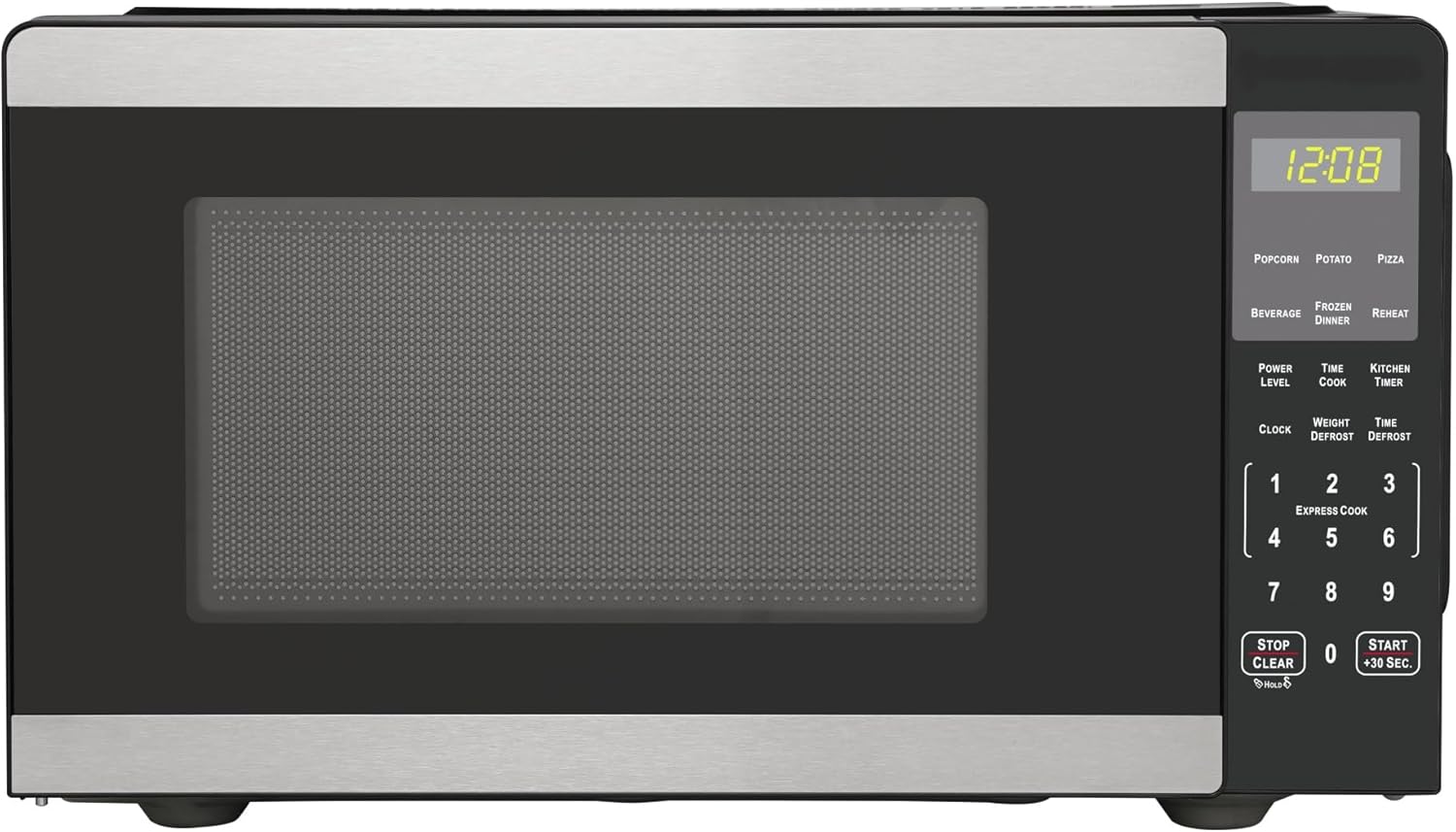 0.9 cu. ft. Countertop Microwave Oven, 900 Watts (Color : Stainless Steel)