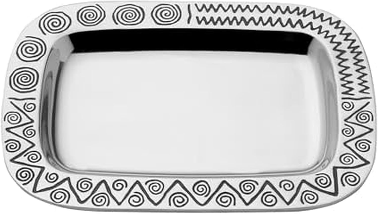 Wilton Armetale Reggae Rectangle Serving Tray, 13.5-Inch