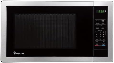 1.1 cu. ft. Countertop Microwave in Stainless Steel with Digital Touch