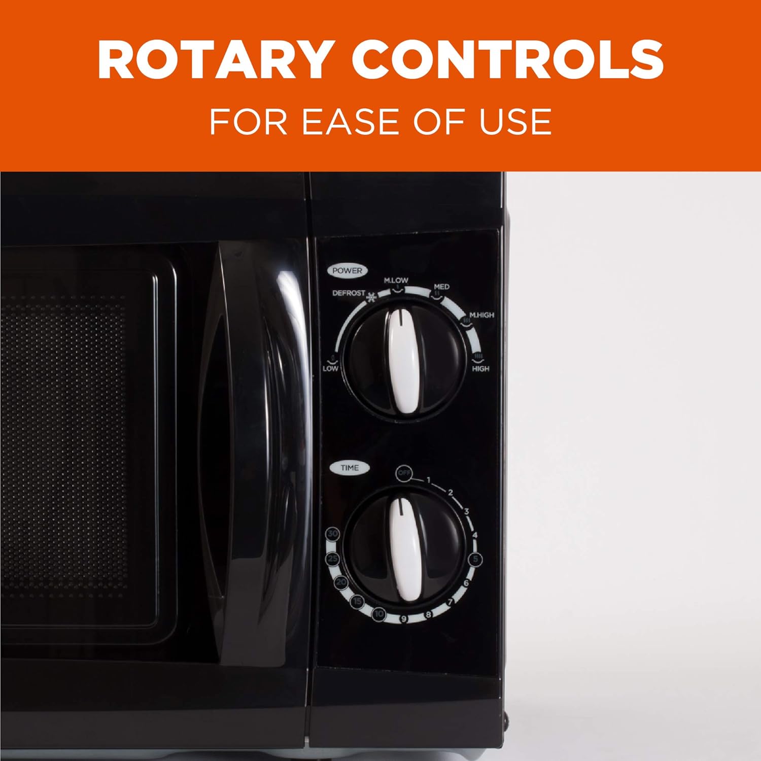 BLACK+DECKER BCRK17V Compact Refrigerator Energy Star Single Door Mini Fridge with Freezer, 1.7 Cubic Ft., VCM, Silver & Commercial Chef Countertop Microwave Oven, 0.6 Cu. Ft, Black