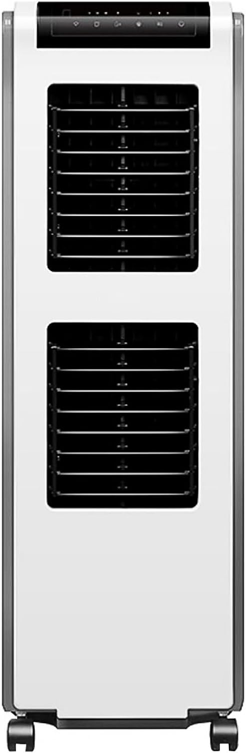 Evaporative Air Cooler with Remote Control, 3-in-1 Portable Air Conditioner, Windowless Air Conditioner, 8 Gal Water Tank, 3 Speeds, 7H Timer, Water Shortage Reminder for Room Bedroom Office(34x34x104