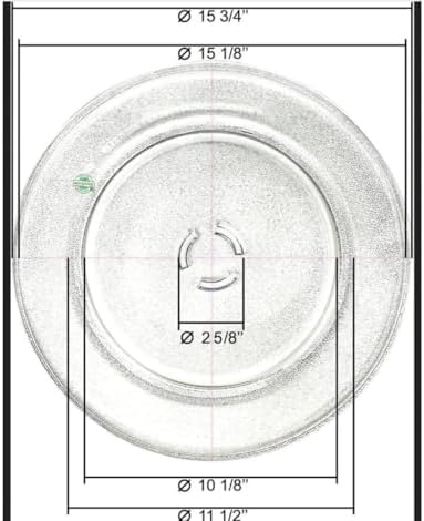 EAP11723131 PS11723131 AP5985081 CKD985081X compatible with Kitchenaid Microwave Cooking Tray fits old number EAP11723131 PS11723131 AP5985081