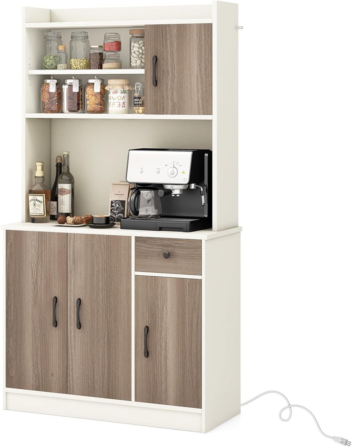 COSTWAY Kitchen Pantry Storage Cabinet, 71