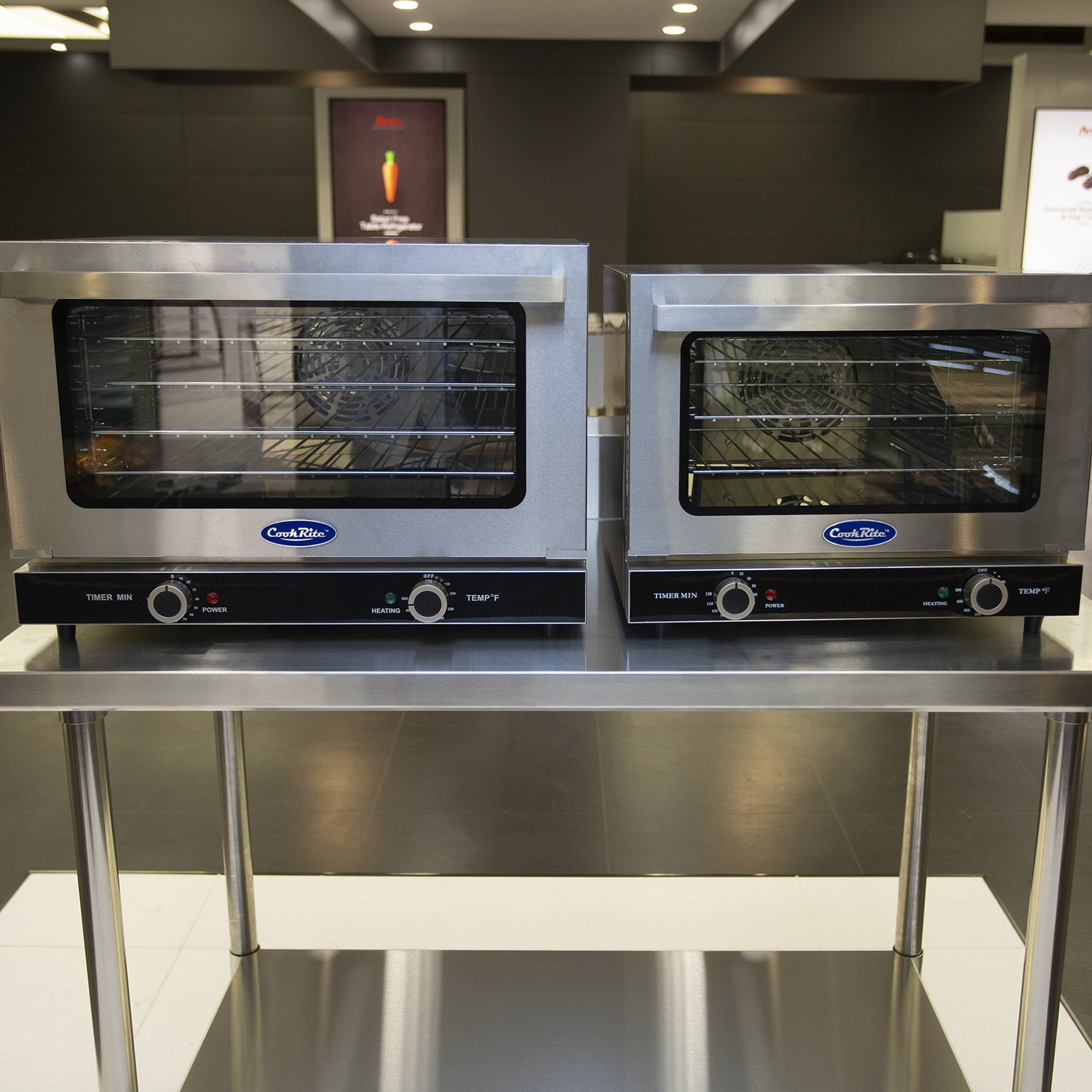 Atosa CookRite CTCO-25 Countertop Electric Convection Oven for Hotel Diner Baking | 15