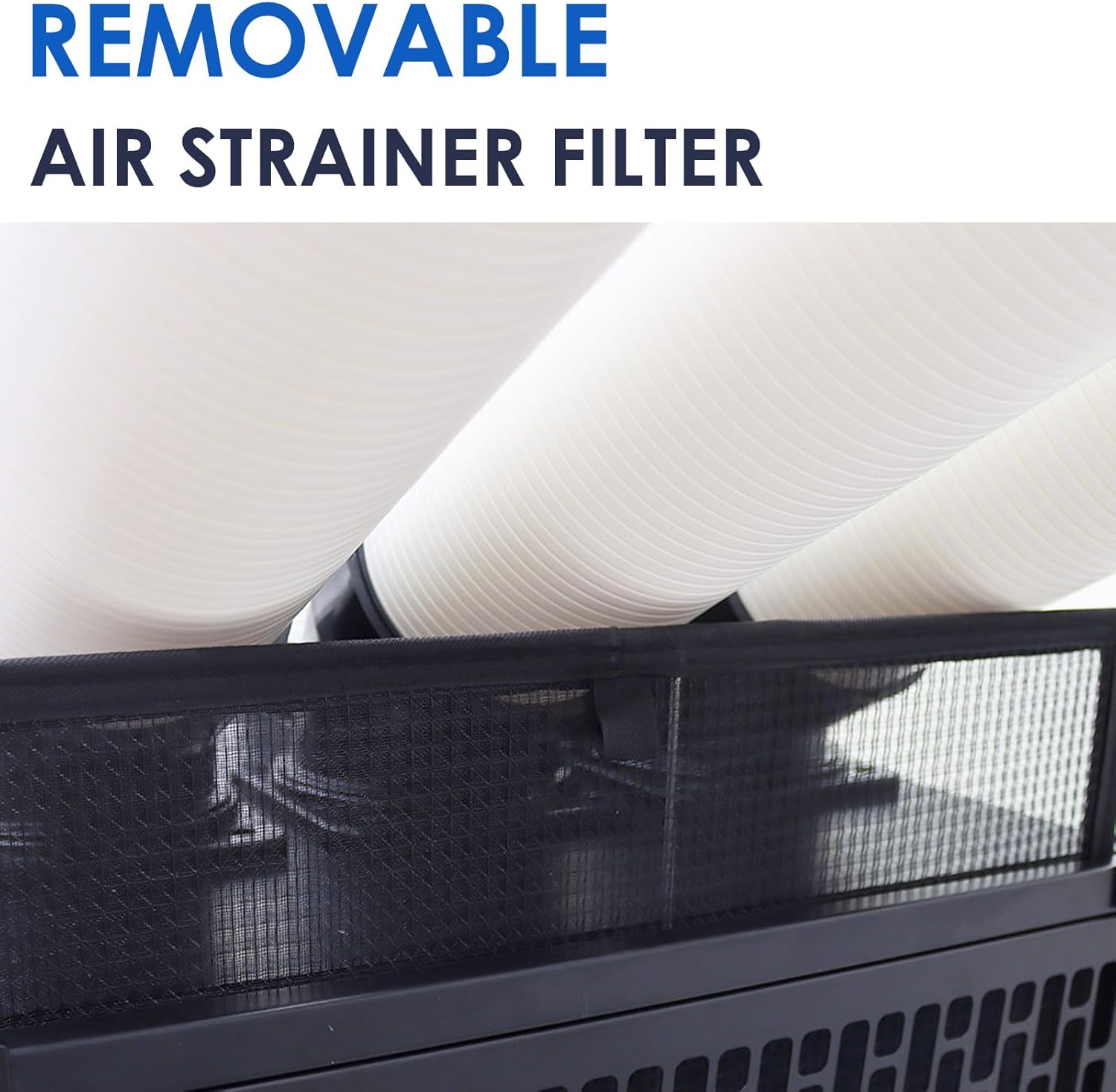 Portable Air Conditioner Industrial Spot Cooler Mobile Cooling Aircon with 13L Large Tank and Wheels for Hospital Warehouse Workshop 220V 2500W