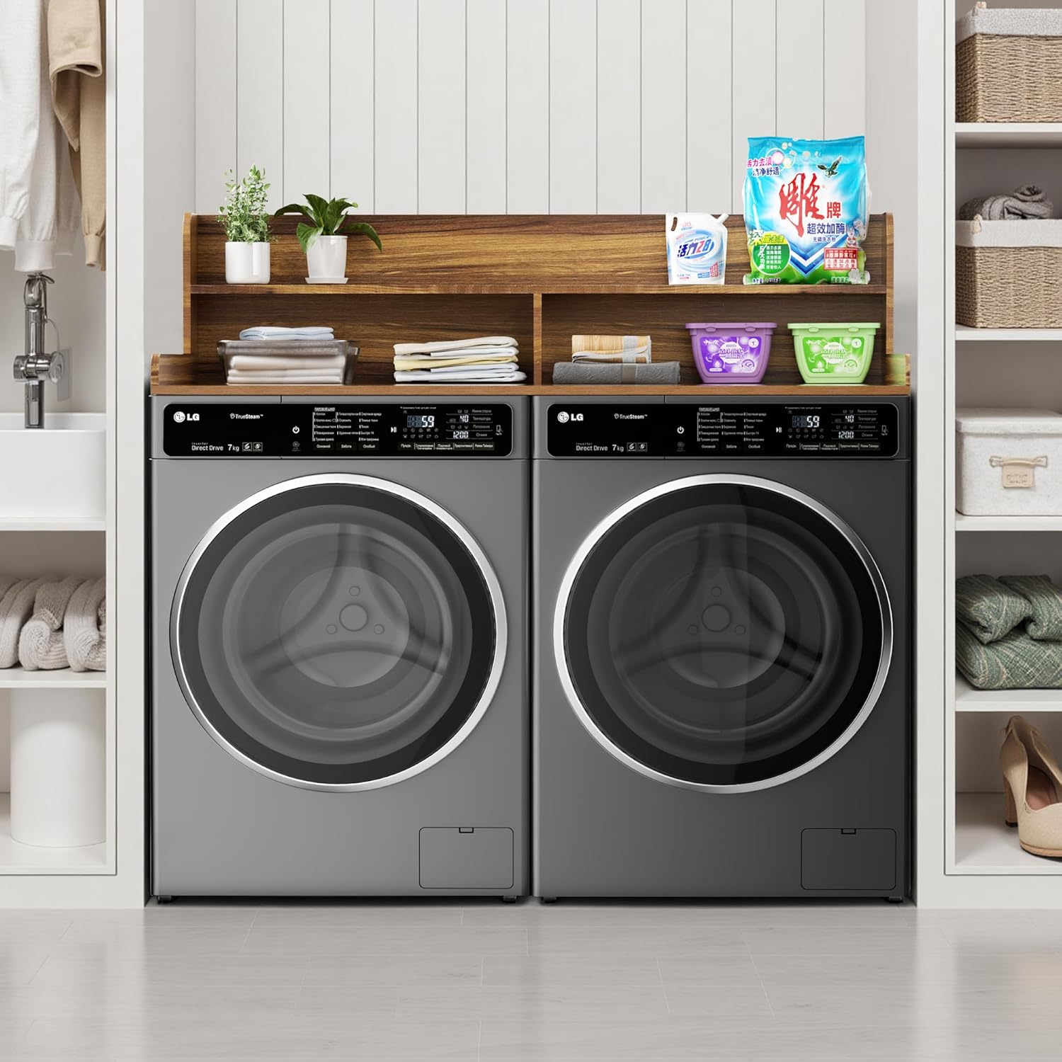 Washer Dryer Countertop with Non-Slip Pads, 2.75