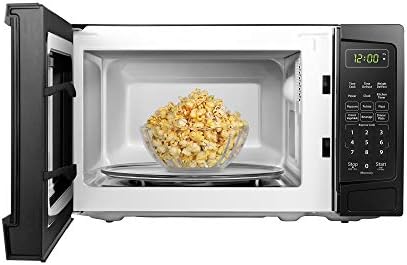 Danby DBMW1120BBB 1.1 Cu.Ft. Countertop Microwave In Black - 1000 Watts, Family Size Microwave With Push Button Door