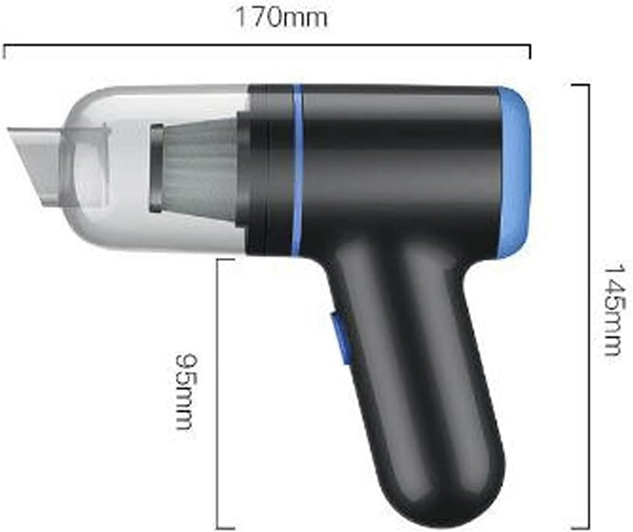 Vacuum Cleaners Car Cordless Handheld Dust Cleaners Portable with Powerful Suction (Size : B) (One Color A)