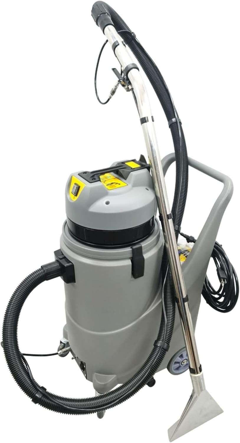 110V Carpet Cleaner machine, 3 in 1 Commercial Carpet Extractor Machine, 1122W Sofa Grinding Machine with 30L Capacity