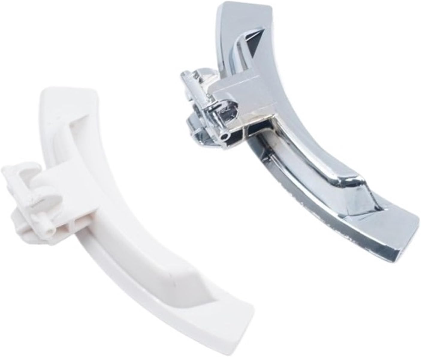 Washing Machine Door Handle，Compatible For Electrolux，EWP10742 Replacement Laundry Accessory Door Handle(Silver)