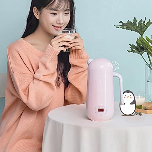 Mini Soymilk Machine Portable Soy Milk Rice Paste Maker Electric Juicer Blender Food Grinding Heating Processor(D)