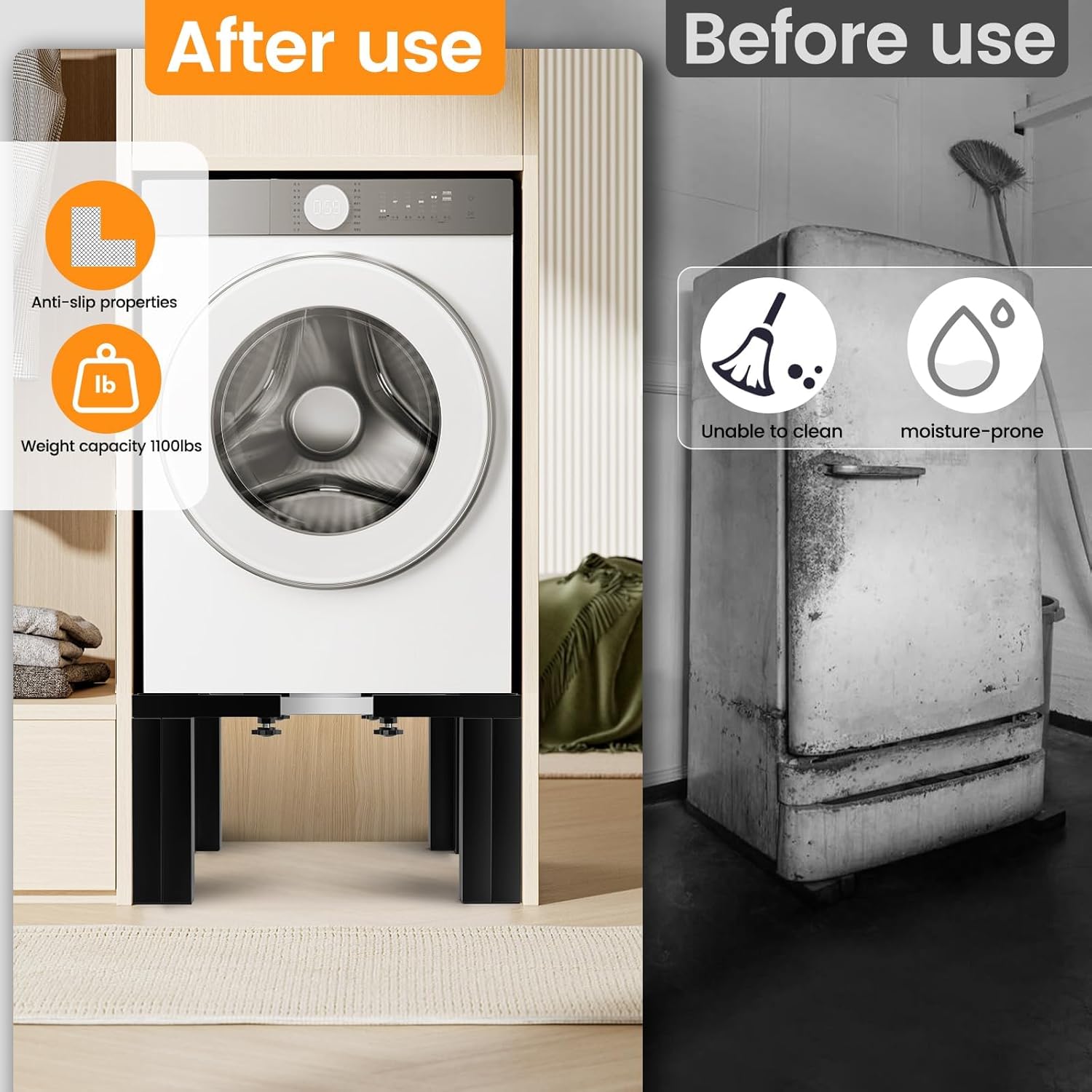 Full Size Laundry Pedestal 12