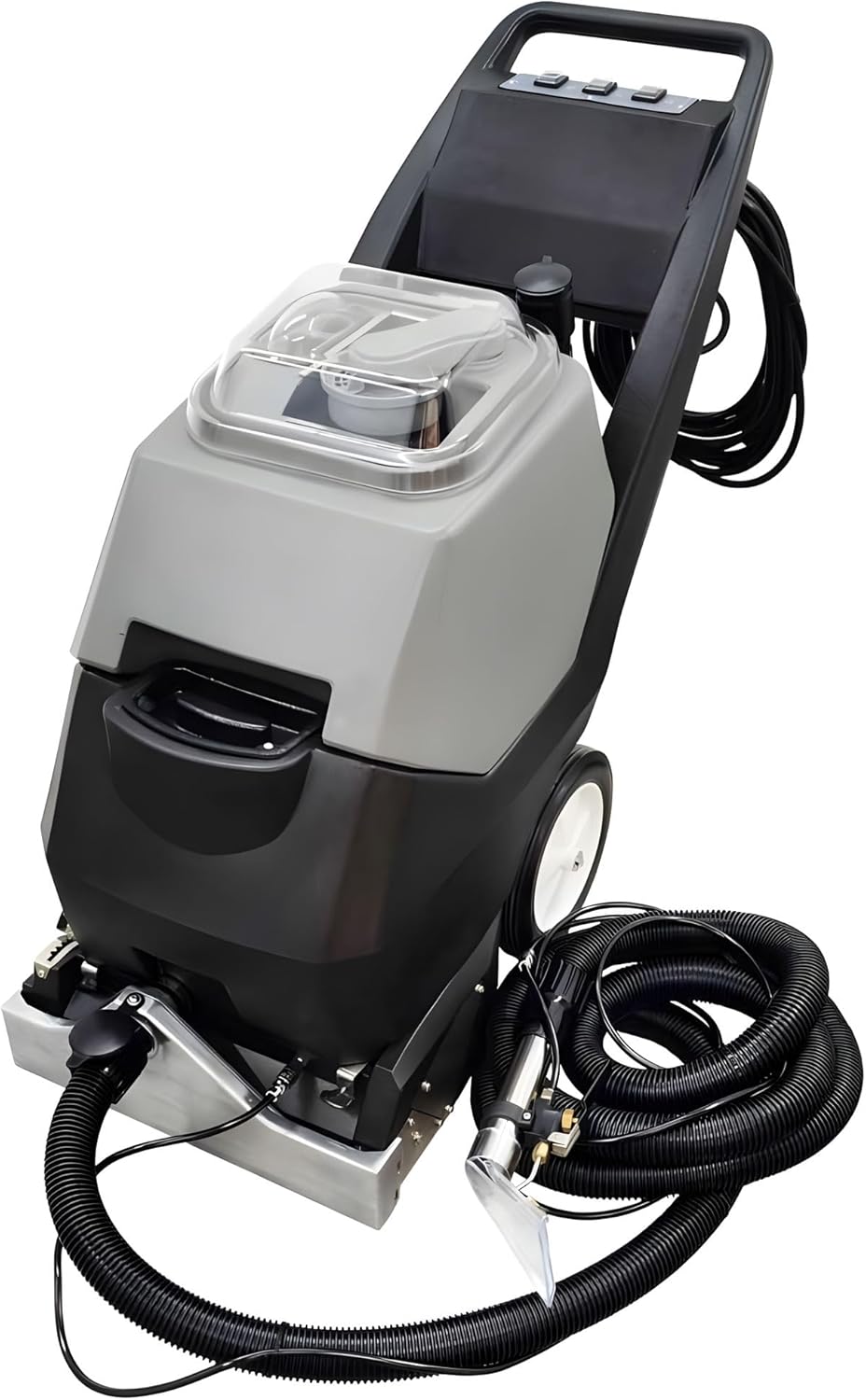 35L Commercial Cold and Hot Water Carpet Cleaning Machine Hand Pushed 3 in 1 Hotel Carpet Extractor Cleaner 110V 2320W