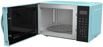 FRIGIDAIRE 0.9-Cubic Feet Microwave Oven with Oversized Display, Blue