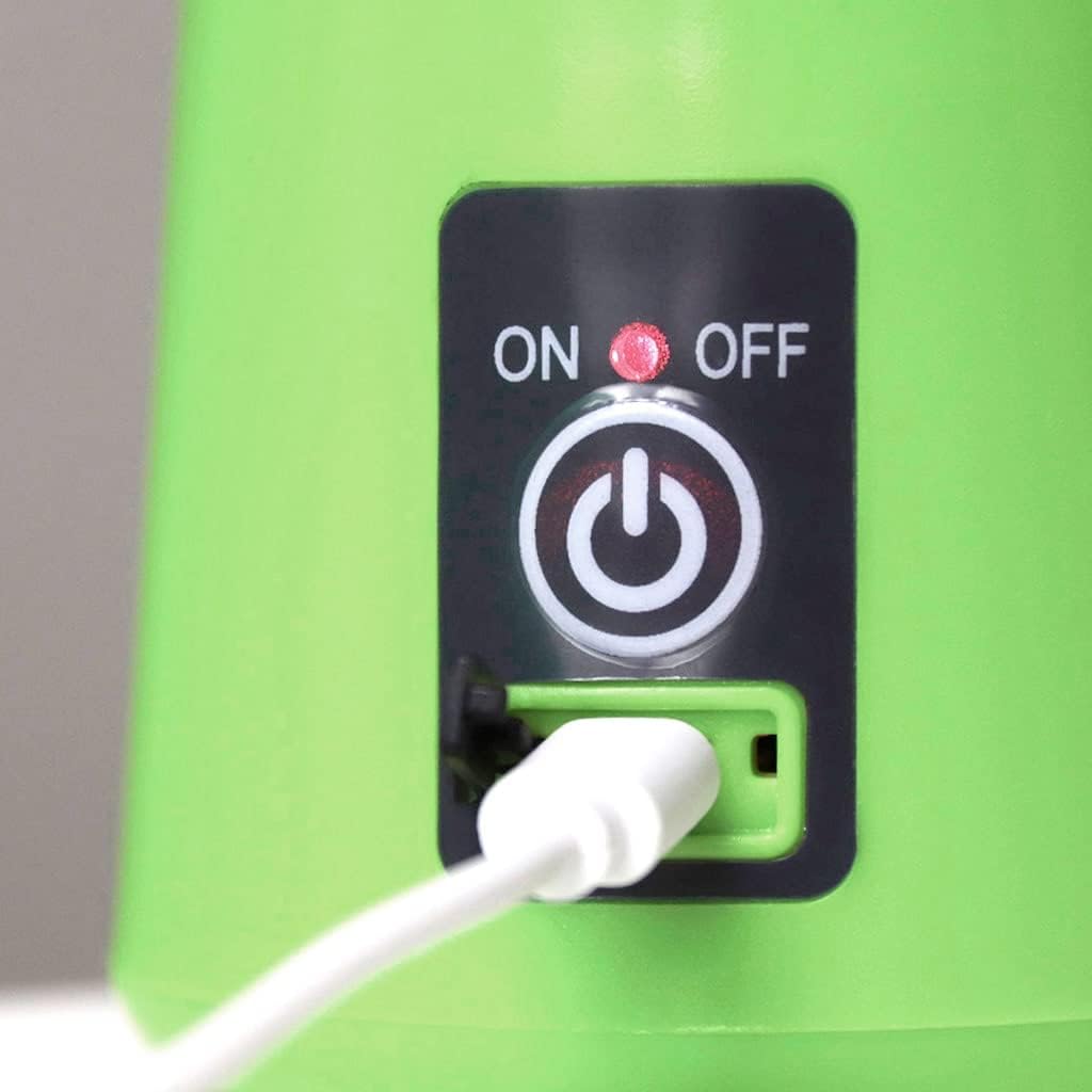 13-Ounce USB-Rechargeable Fruit Blender (Green)