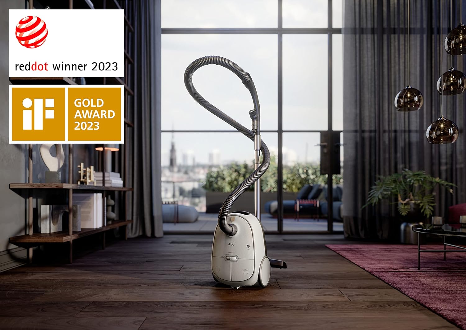 AEG AB61H6SW Plastic Vacuum Cleaner