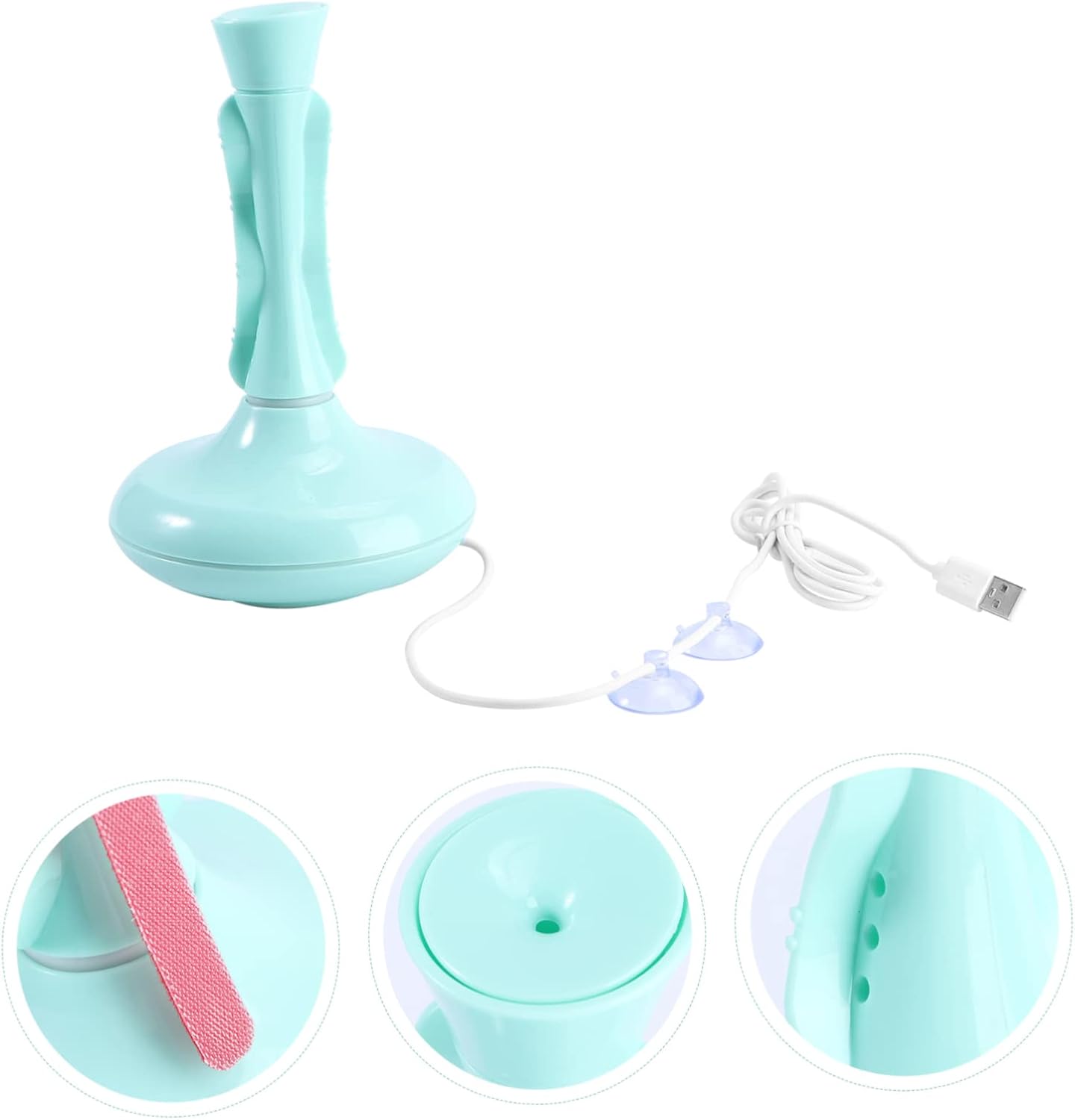 Operitacx USB Portable Mini Washing Machine Compact Turbine Washer Travel Ultrasonic Clothes Cleaner USB Power for Students and Small Spaces