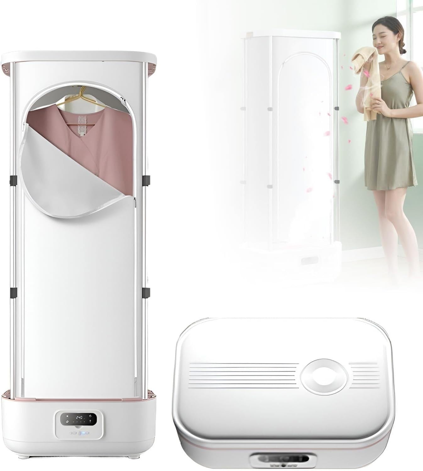 Steam Drying Machine, Automatic Ironing And Clothes Dryer, Timed And Wireless Remote Control, For Home, Office