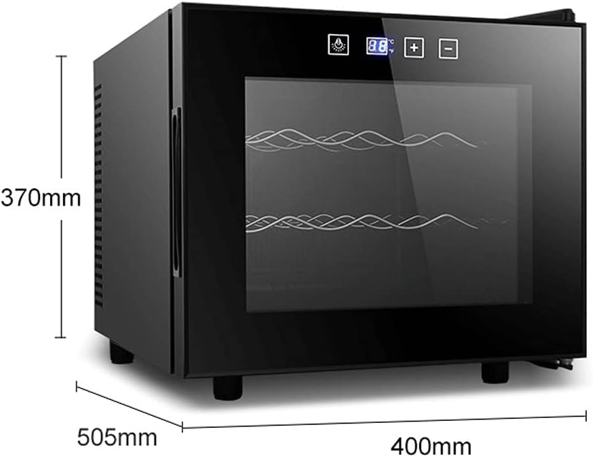 29L Wine Cooler/Fridge Beverage Refrigerator Small Mini Red & Cellar Beer Soda,Digital Temperature Display, Double-Layer Glass Door, Quiet Operation Compressor