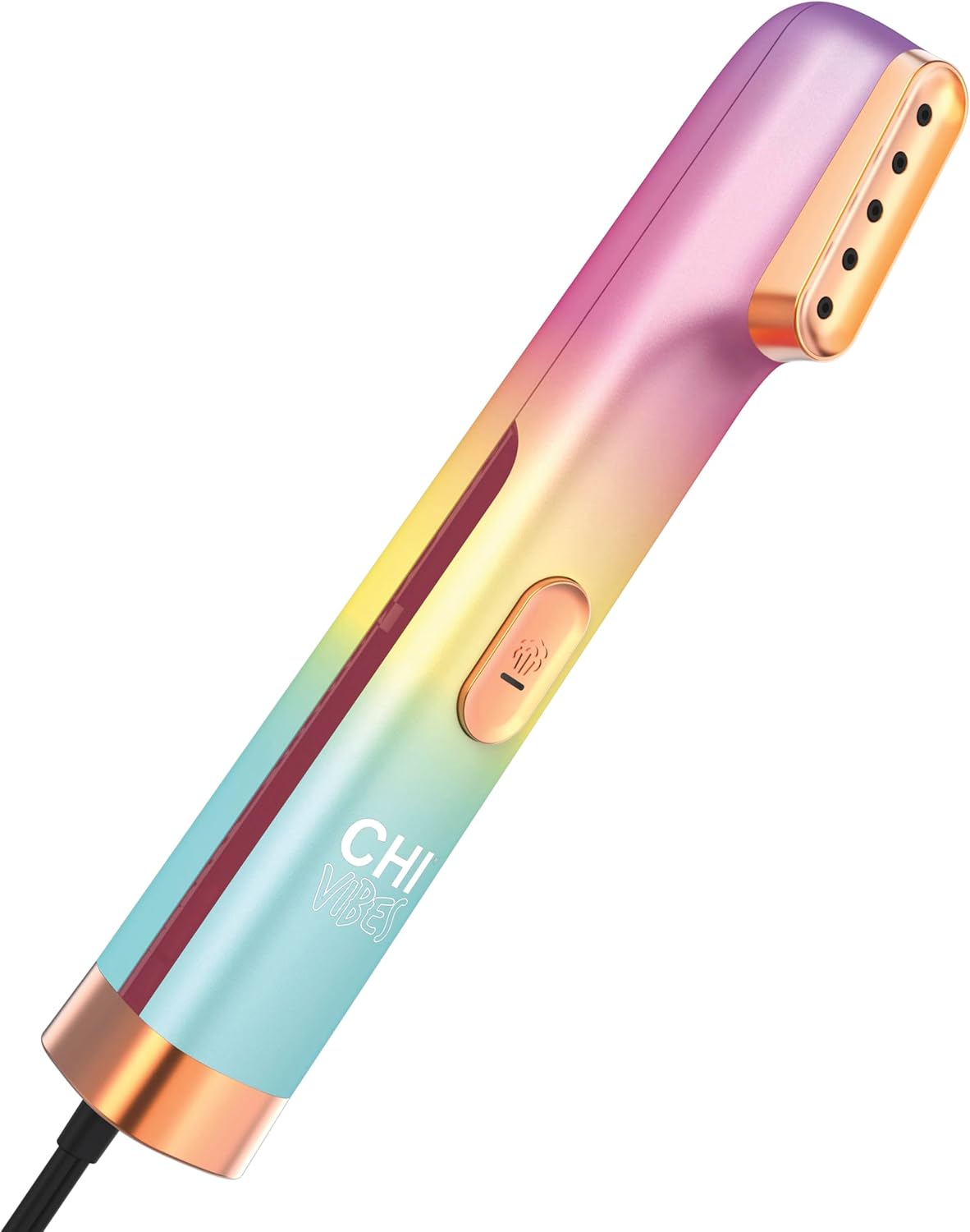 CHI VIBES Handheld Garment Steamer for Clothes, Fabric and Drapes, 5 Minutes of Continuous Steam, Portable Wrinkle-Remover for Home and Travel, Vacation Essentials, 80ml Water Tank, Pink (11615)