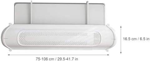 Air Conditioner Wind Deflector, AC Wind Deflectors for Adjustable Length, Vent Redirector for Wall Mounted Air Conditioners