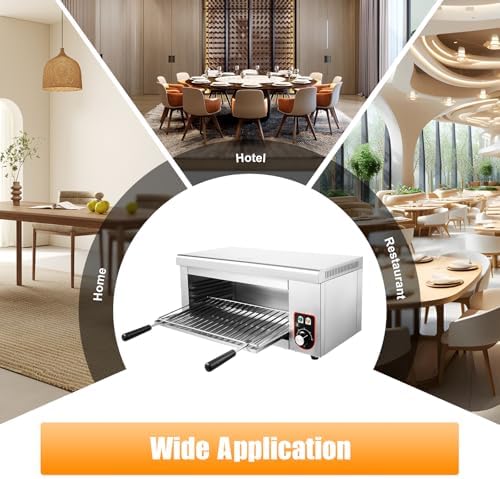 Electric Cheese Melter Cheesemelter Grill Air Fryer Toaster Oven Countertop Convection Oven Electric Indoor Grill 120-570°F Commercial Cheese Melter Raclette Grill Cheesemelter Broiler