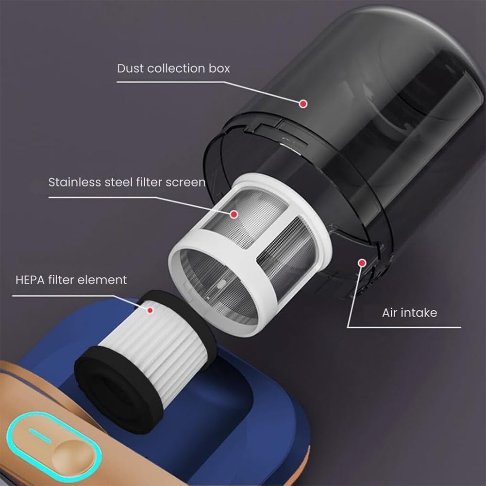 Isterilize Handheld Vacuum for Mattress, Sleep vac UV Handheld Vacuum by Isterilize, Vibrate 8,000 Times per Minutem (Green)