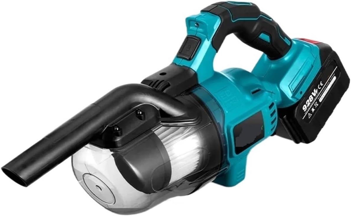 Vacuum Cleaner Cordless Portable Efficient Household Industrial Construction Clean Tools 18V Battery(2 Battery EU Plug)