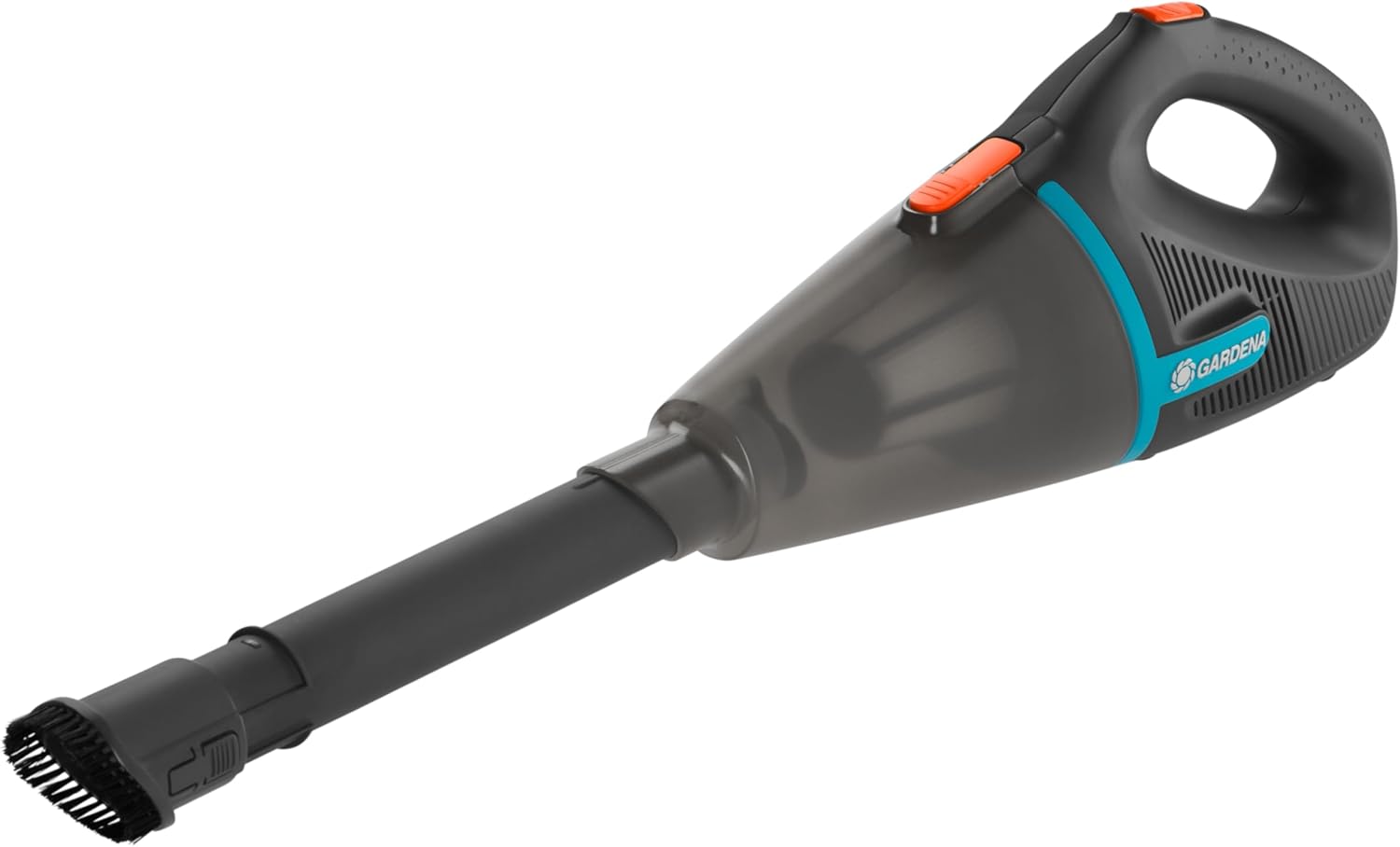 GARDENA Set Outdoor handheld vacuum cleaner EasyClean Li (incl. wall bracket): battery vacuum cleaner for wet and dry particles, strong suction power (9340-20).