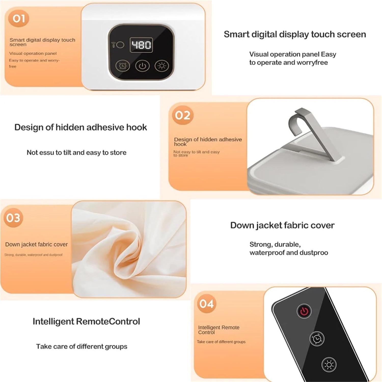 Portable Clothes Dryer, Dryer Electric Clothes Home Cabinet Floor Machine Laundry Dryers Warm Air,for Travel,Apartment