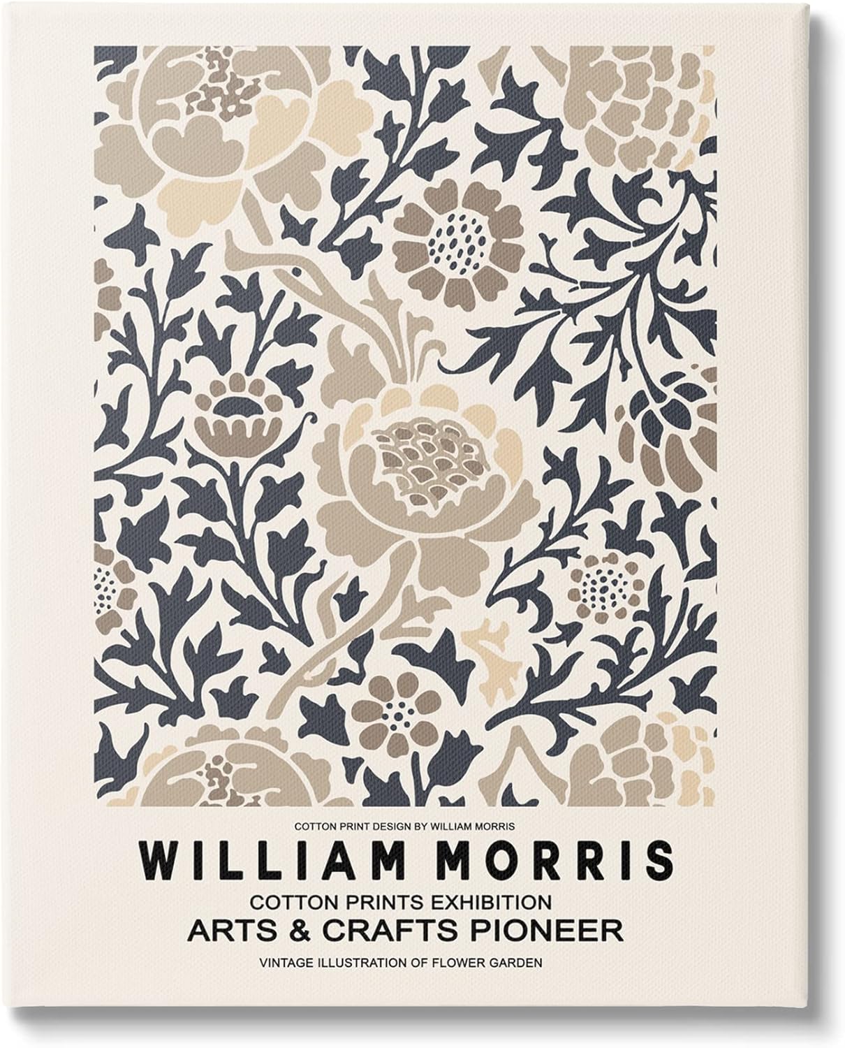 Stupell Industries Flower Blossom Silhouettes Pattern Exhibition Flyer, Design by Ros Ruseva