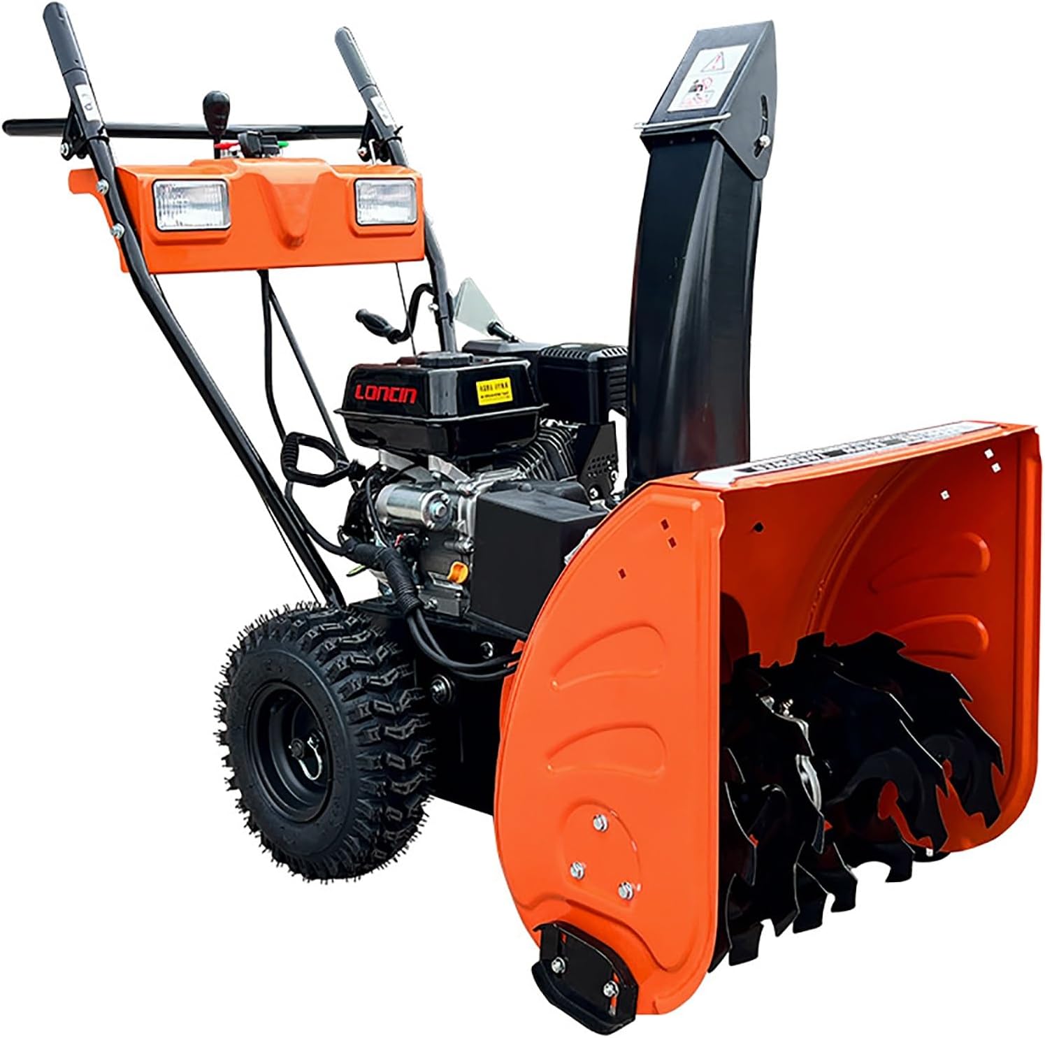 22-Inch 212cc Self-Propelled Two-Stage Gas Snow Blower with Electric Start, LED Headlight, 190°Chute Rotation, 50FT Throwing Distance, Snow Thrower for Driveways & Heavy Snow