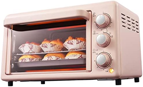 19L Mini Oven Adjustable Temperature 0-240 ℃ and 60 Minutes Timer 3 Heating Modes Home Baking Cake Barbecue Electric Oven Double Baking Position Toughened Glass Door 1200W Commodity Cod Aestheti