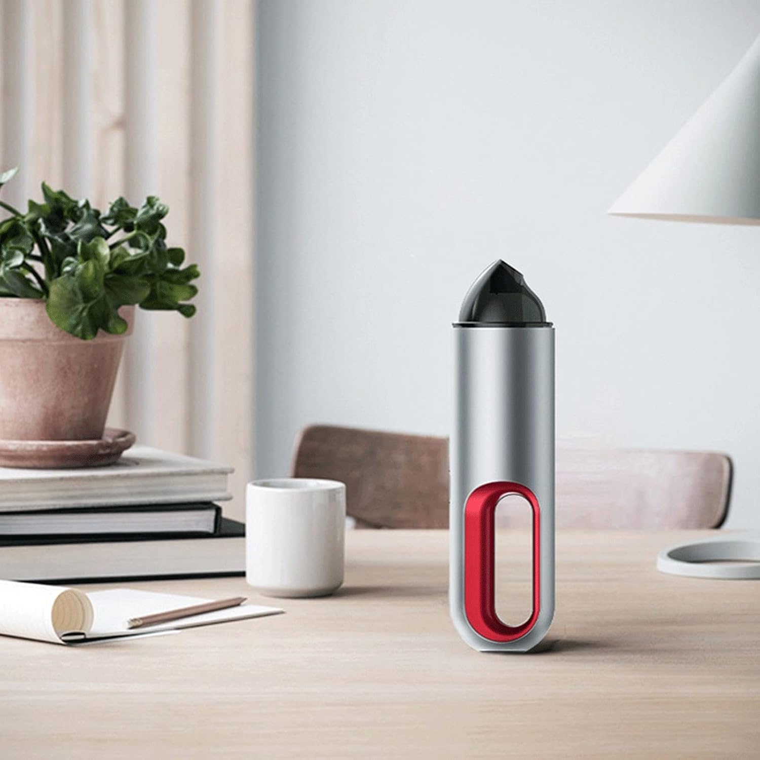 Vacuum Cleaner Car Vacuum Cleaner for Car Handheld Portable Cordless Cleaner for Home Car (Color : Red)