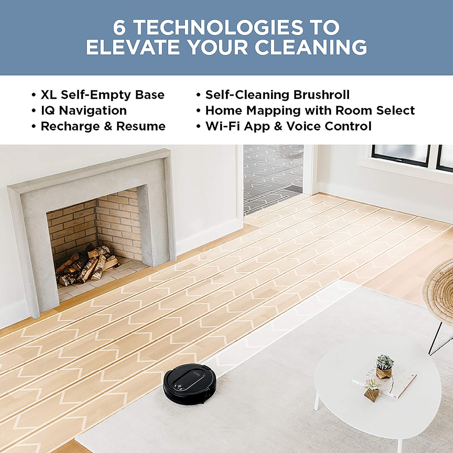 Shark IQ Robot Vacuum AV1002AE with XL Self-Empty Base, Self-Cleaning Brushroll, Advanced Navigation, Wi-Fi, Compatible with Alexa, 2nd Generation (Renewed)