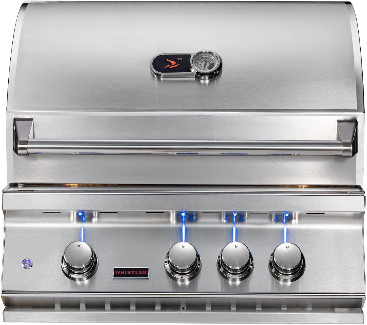 Whistler Built In 3-Burners Propane Gas Grill with Rear Infrared Burner,Lights,Rosisserie Kit,Cover and NG Conversion Kits for Outdoor Kitchen Island